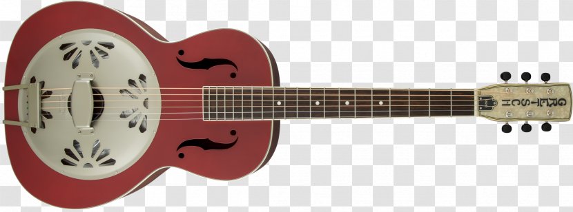 Resonator Guitar Gretsch Electric Acoustic - Silhouette - Alligator Transparent PNG