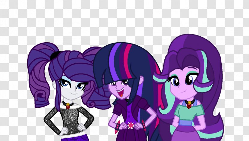 Twilight Sparkle Rarity My Little Pony: Equestria Girls Painting - Violet - Dazzling Transparent PNG