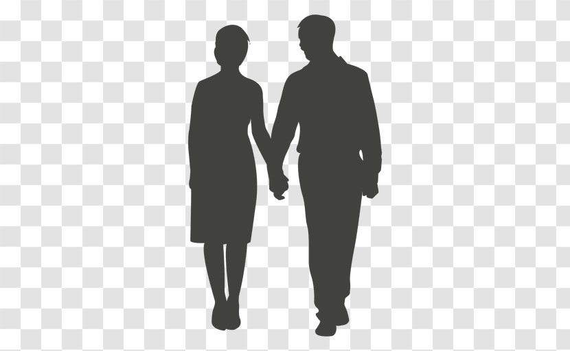 Silhouette - Conversation - Old People Transparent PNG
