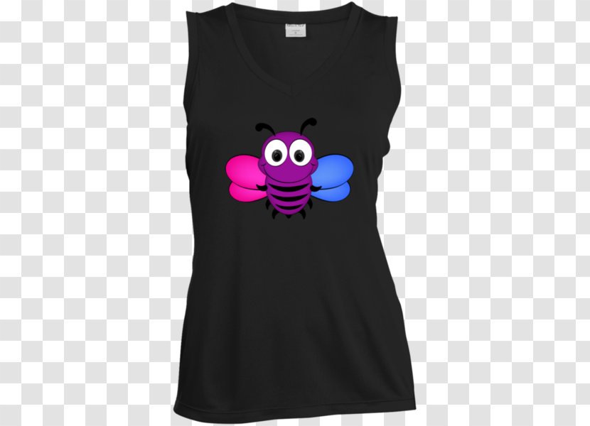 T-shirt Sleeveless Shirt Gilets Smiley - Heart Transparent PNG