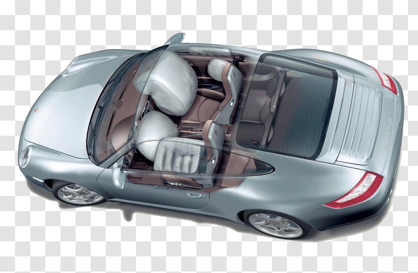 Porsche 911 GT3 Car Macan Airbag - Roadster Top Pattern Transparent PNG