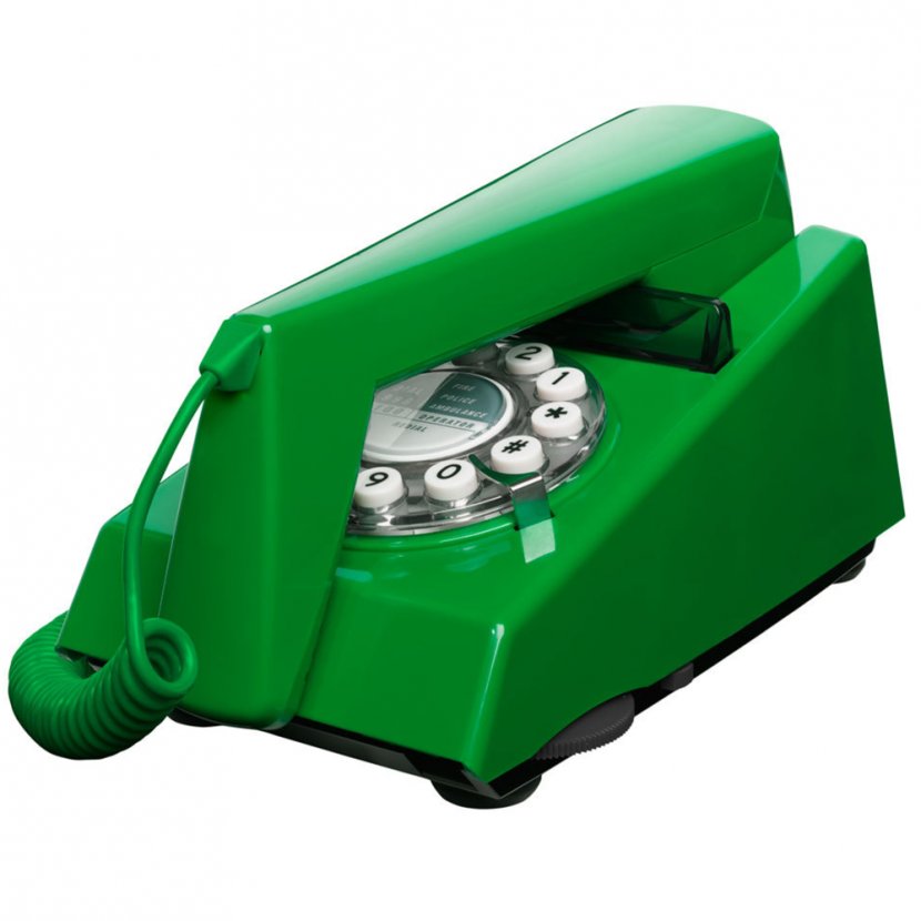 Push-button Telephone Trimphone Retro Style Home & Business Phones - Pushbutton - Emerald Transparent PNG