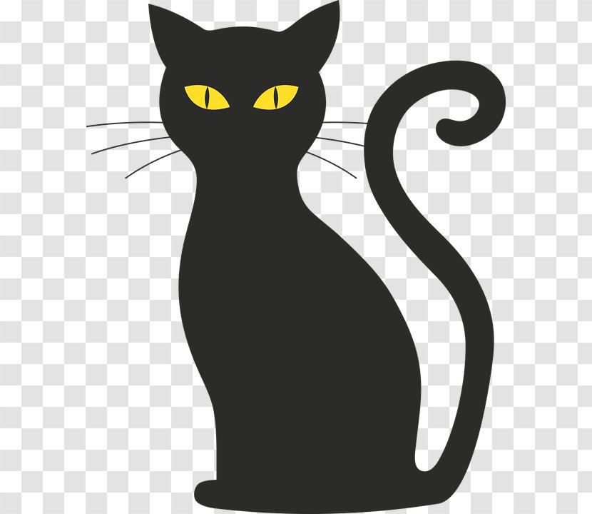 Apple IPhone 8 Plus Cat Stencil - Domestic Short Haired - Halloweenblackcats Transparent PNG