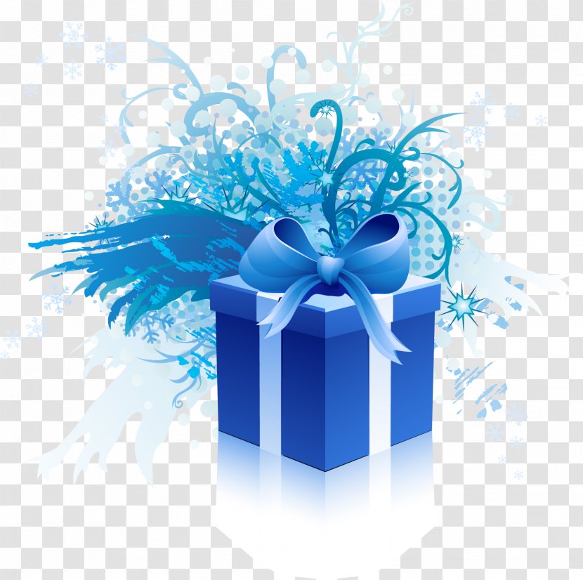 Gift Card Coupon Voucher Shop - Blue - Beautiful Box Transparent PNG