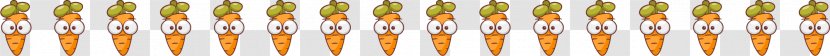 Light Yellow Close-up Angle Pattern - Symmetry - Cute Big Eyes Sprouting Carrot Split Line Transparent PNG