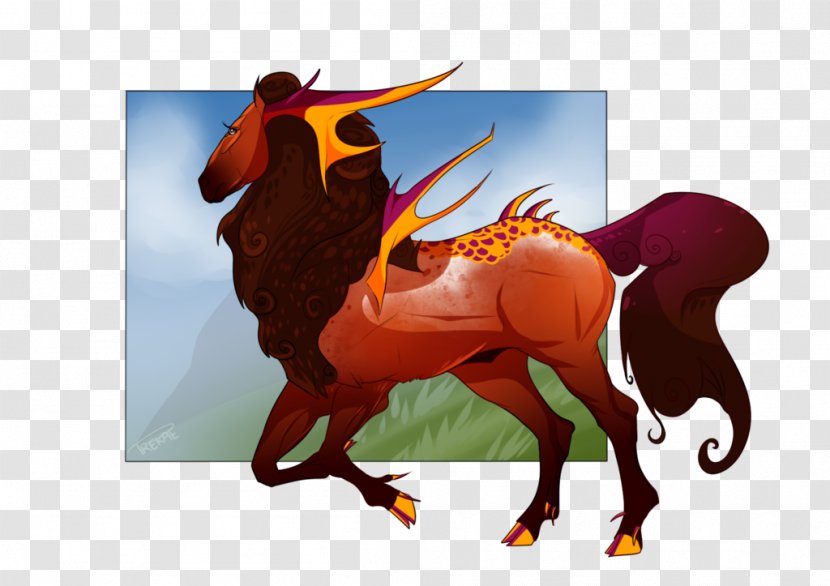 Bull Cartoon Desktop Wallpaper Computer - Mythical Creature Transparent PNG