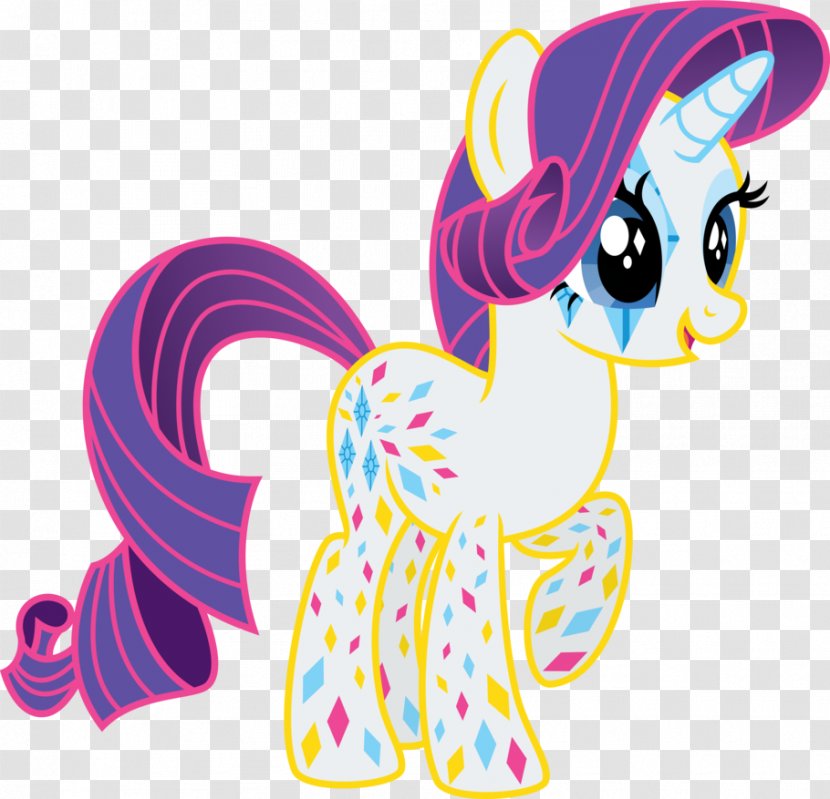 Rarity Pony Rainbow Dash Pinkie Pie Applejack - Silhouette - My Little Transparent PNG