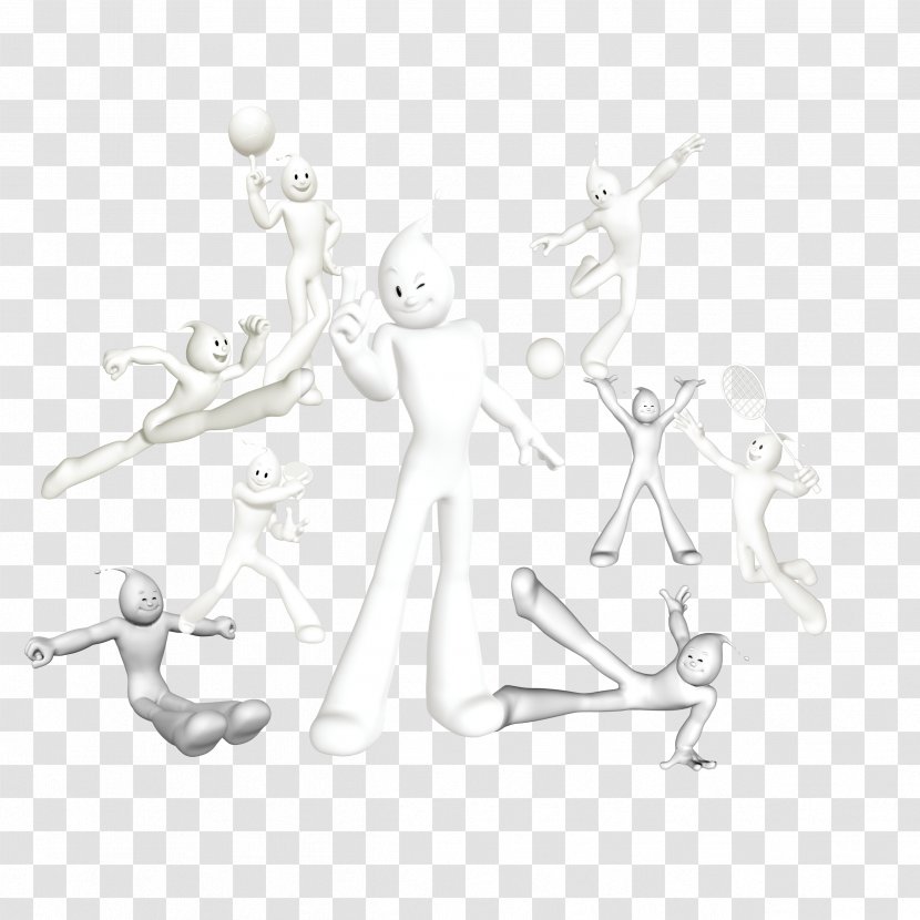 Milk Cartoon - Hand - Liquid People Transparent PNG