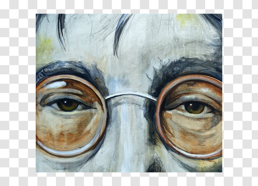 The Beatles Drawing Composer Musician Watercolor Painting - John Lennon Transparent PNG