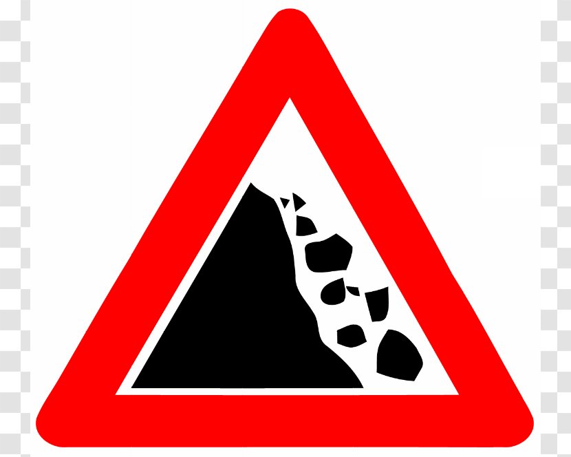 Sri Lanka Landslide Rockfall Rain - Hazard - Road Sign Graphics Transparent PNG