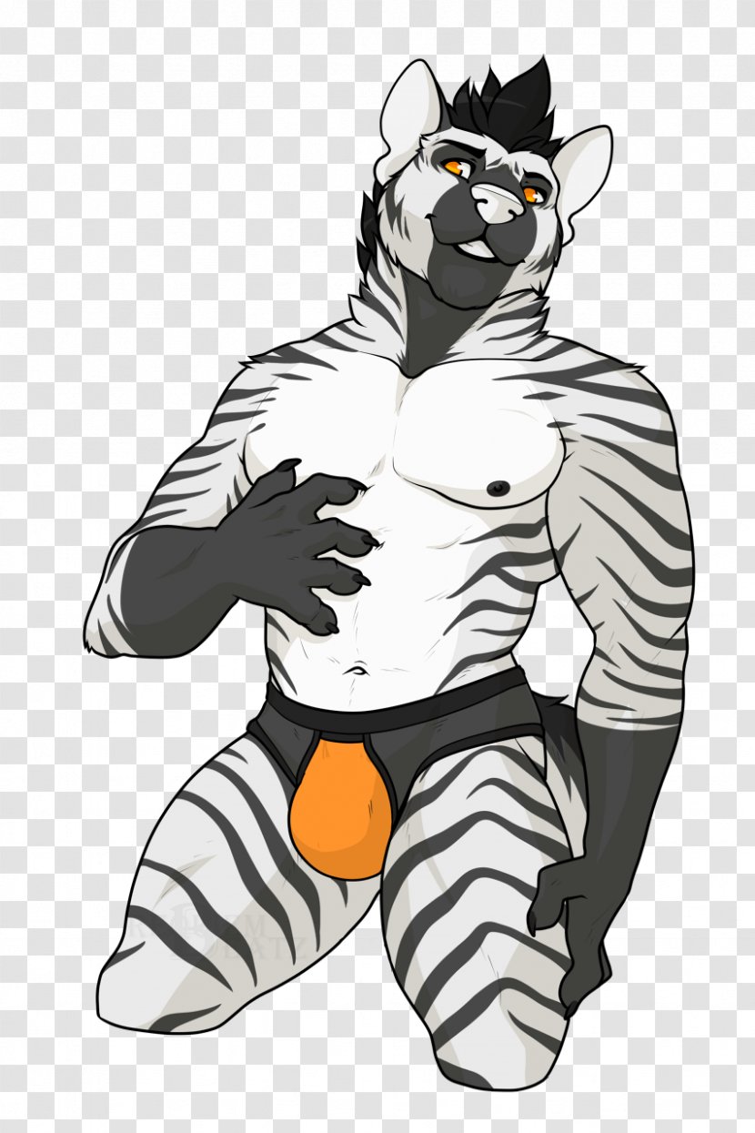 Cat Tiger Character Clip Art - Big Transparent PNG