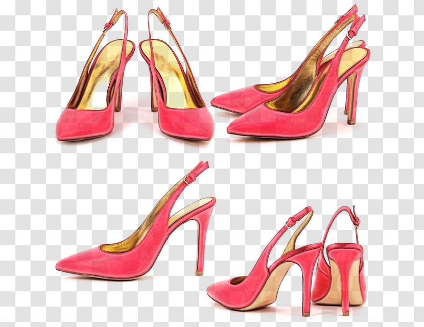 Shoe Sandal Heel Pump Transparent PNG