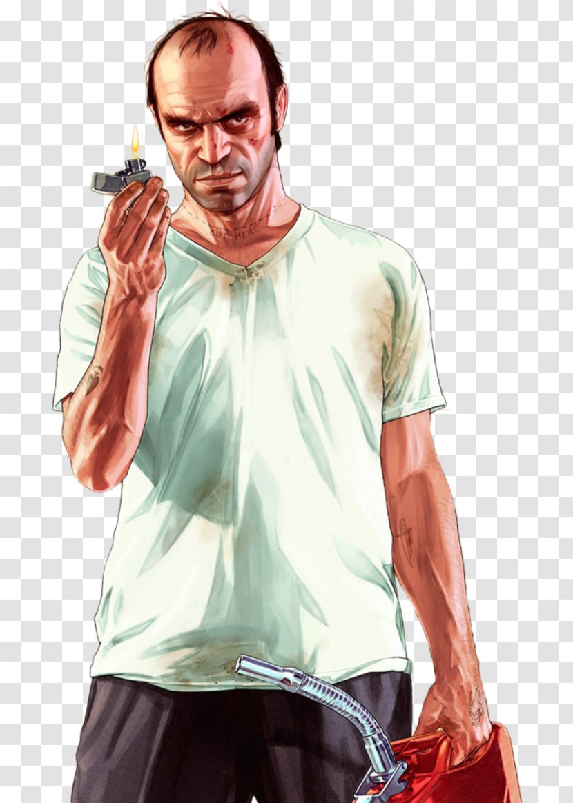 Grand Theft Auto V Auto: San Andreas Steven Ogg IV Niko Bellic - T Shirt - Dishonoured Transparent PNG