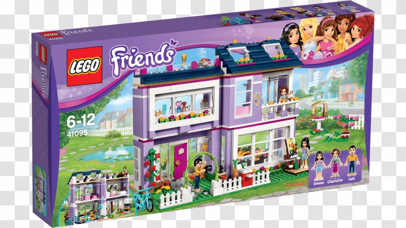 LEGO 41314 Friends Stephanie's House Toy 41095 Emma's Transparent PNG