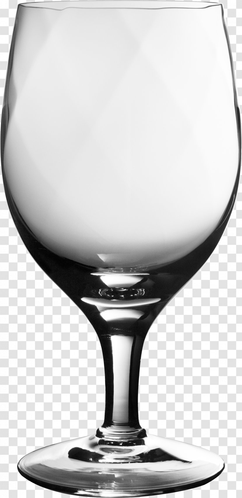 Magnifying Glass - Black And White - Empty Wine Image Transparent PNG