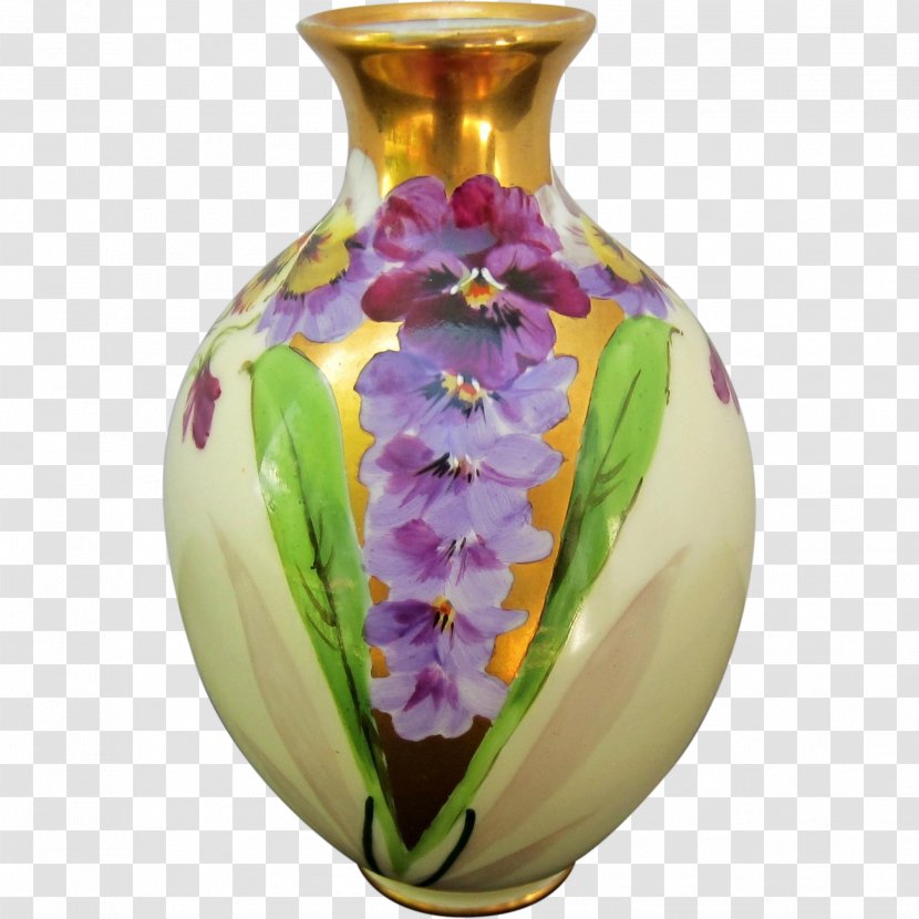 Vase Lilac Purple Violet Flowerpot Transparent PNG