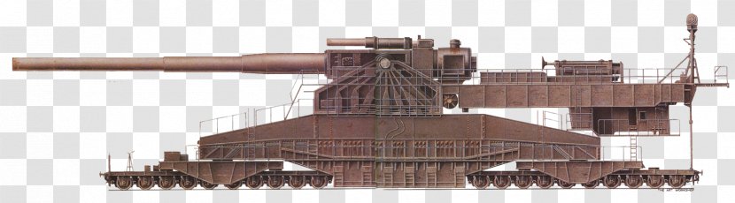 Schwerer Gustav Second World War Railway Gun Railgun Firearm - Accessory - Artillery Transparent PNG