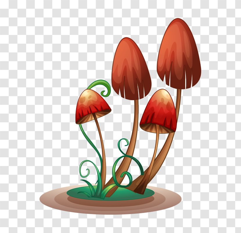 Edible Mushroom Poisoning Illustration - Shutterstock - Mushroom,fungus Transparent PNG