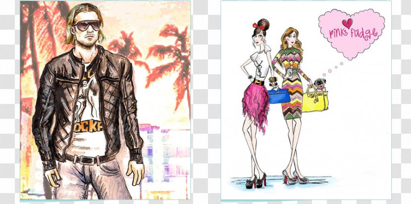 Fiction Fashion Illustration Homo Sapiens - Watercolor - Japanese Style Transparent PNG