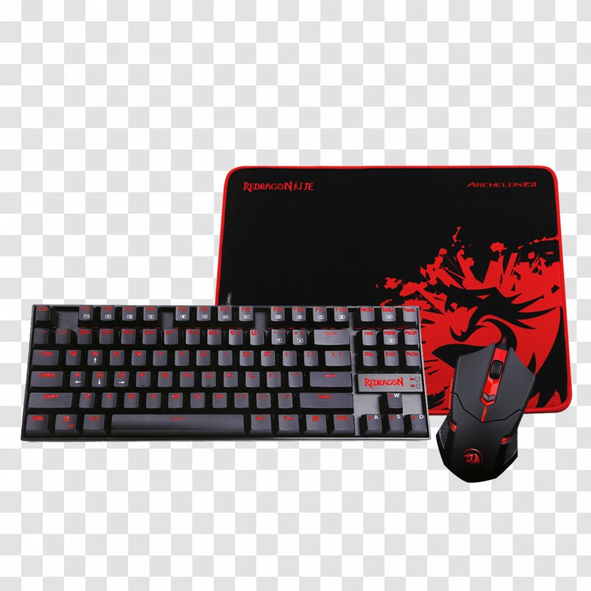 Computer Keyboard Keycap Mouse Gaming Keypad Redragon K552 KUMARA - Multimedia Transparent PNG