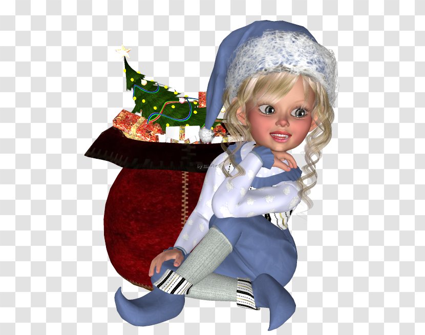 Christmas Ornament Doll Character Toddler - Fiction Transparent PNG