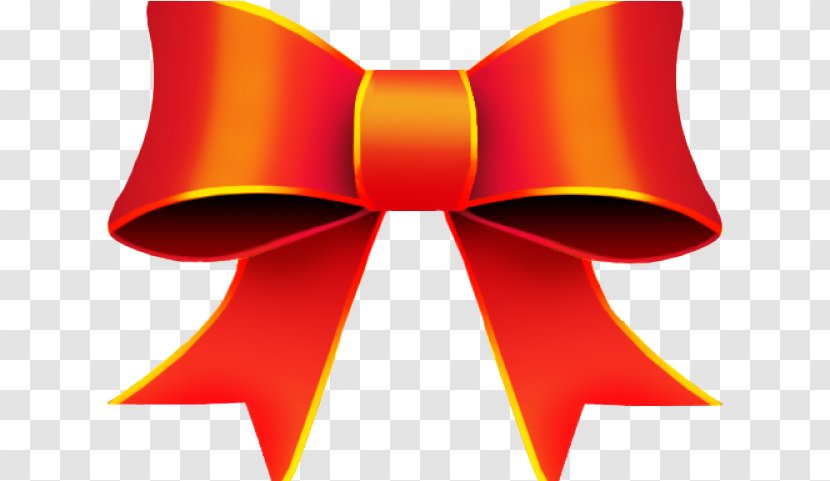 Clip Art Ribbon Christmas Day Free Content - Orange - Summer Download Transparent PNG