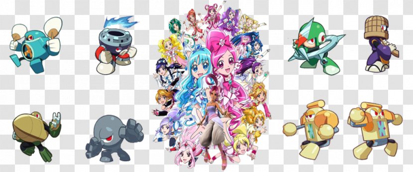 Art Sonic Colors Pretty Cure All Stars - Mega Man Transparent PNG