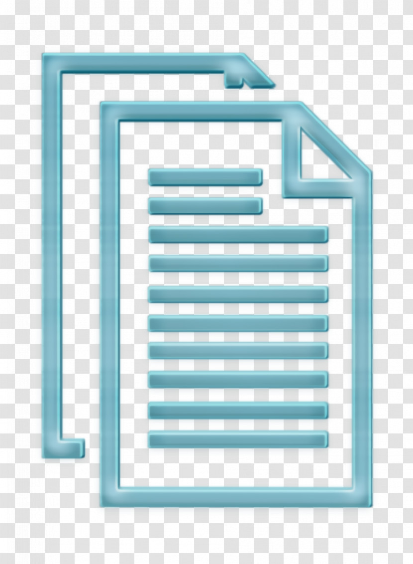 Education Icon Paper With Text Icon Academic 1 Icon Transparent PNG
