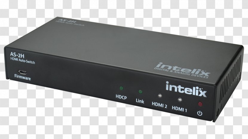 Intelix Dual HDMI Auto-Switcher With HDBaseT Output AS-2H Video Power Distribution Unit - Hdmi Switch Product Transparent PNG