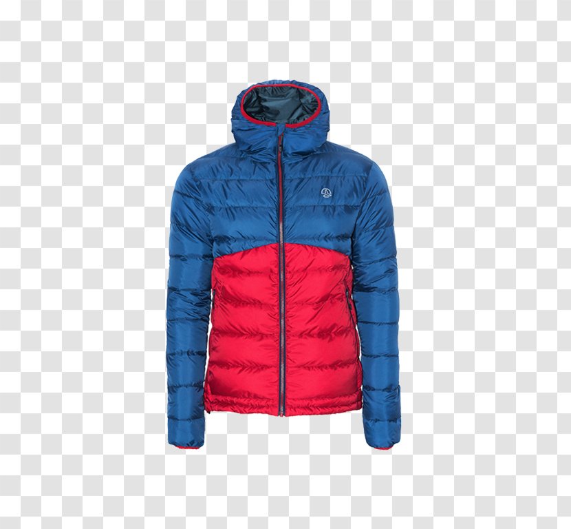 Jacket Hood Polar Fleece Ternua Parka - Blue - Trekking Transparent PNG