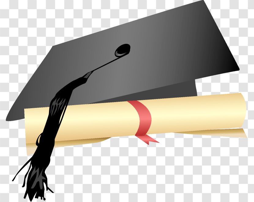Academic Dress Square Cap Hat Graduation Ceremony - Mortarboard - Cardboard Battle Shots Transparent PNG