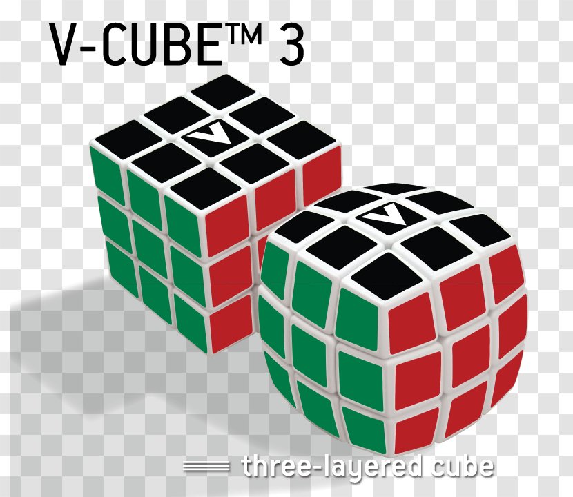 V-Cube 7 Rubik's Cube Speedcubing Puzzle - Tesseract - Family Portraits Transparent PNG