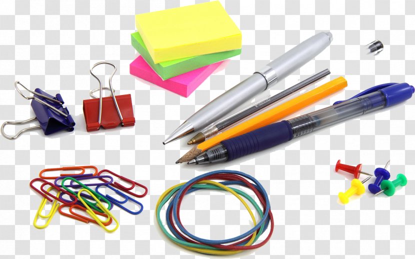 Office Supplies Staples Clip Art - Stationary Transparent PNG