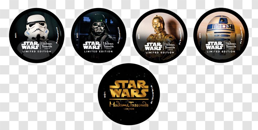 Madame Tussauds London YouTube Star Wars Badge - Information - Anniversary Transparent PNG