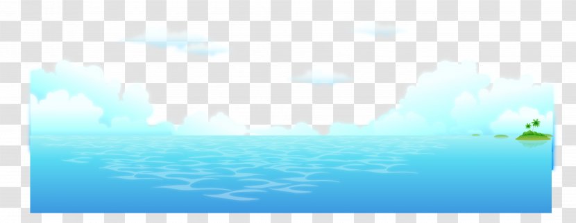 Fresh Ocean Background Vector - Product - Blue Transparent PNG