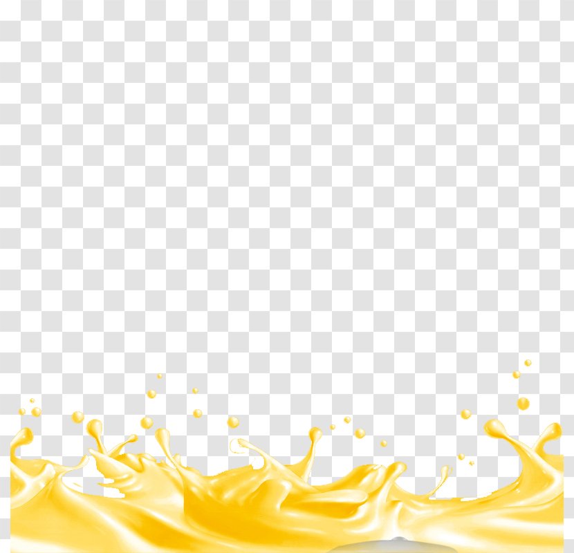 Beer Milk Castella Electrophoresis Yellow Transparent PNG