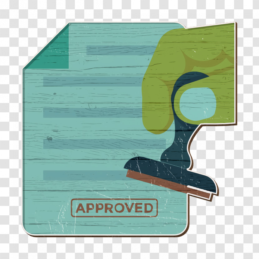 Stamp Icon Business Icon Approved Icon Transparent PNG