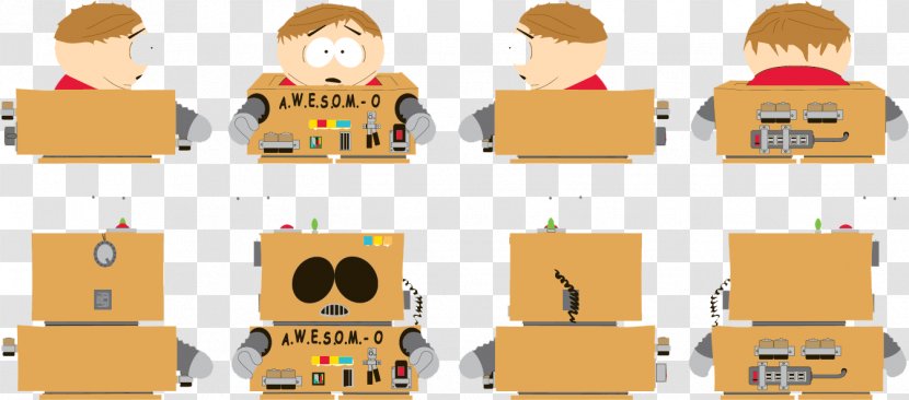Eric Cartman Cartoon Cardboard - Action Toy Figures - Design Transparent PNG