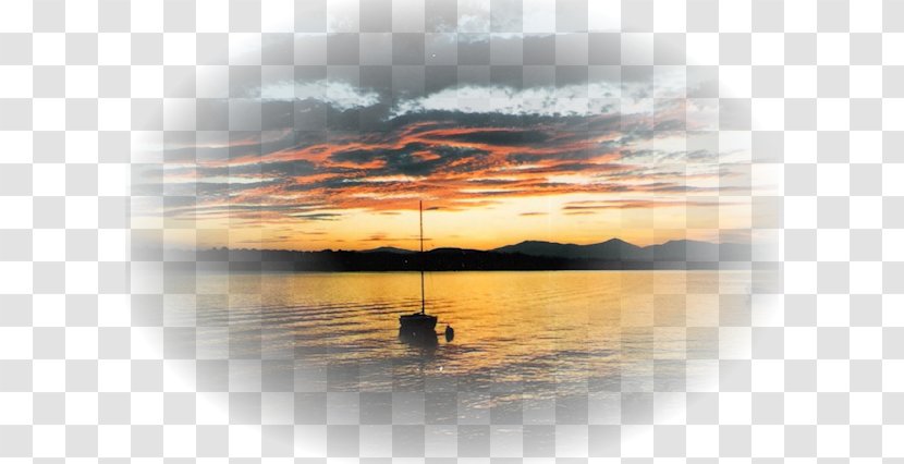 Loch Water Resources Inlet Desktop Wallpaper Painting - Evening Transparent PNG