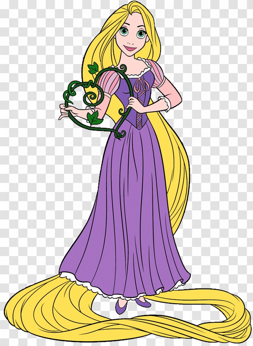 Rapunzel Belle Princess Aurora Jasmine Clip Art - Flower Transparent PNG