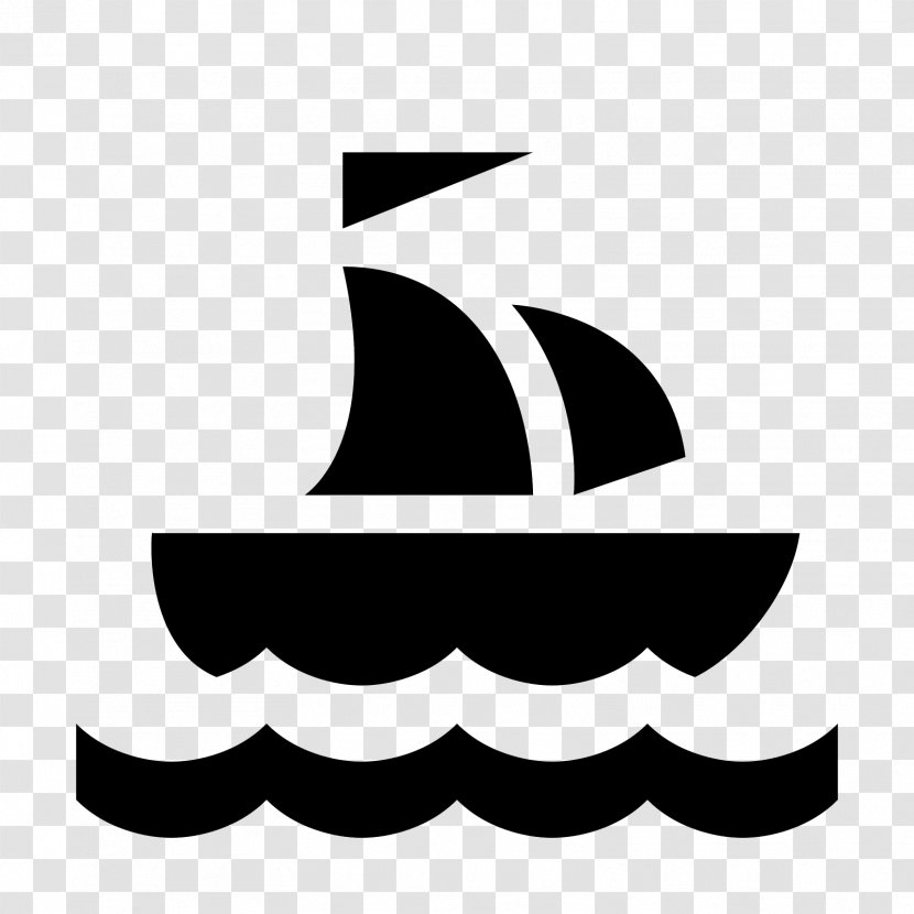 Sailing Ship Boat - Black - Logo Transparent PNG