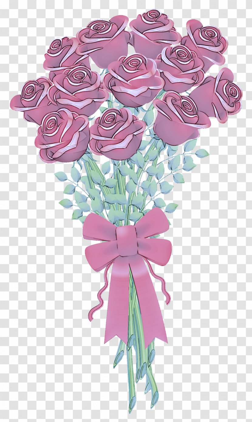 Garden Roses - Bouquet - Flowering Plant Rose Order Transparent PNG