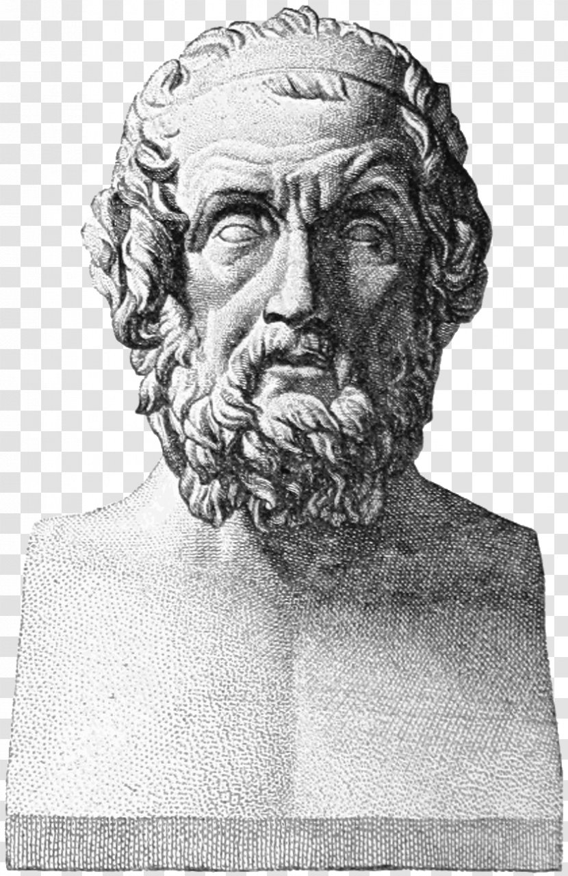 Homer Iliad Odyssey Trojan War Poet - Homero Transparent PNG