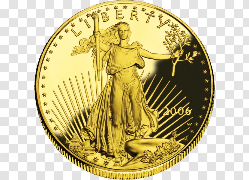 American Gold Eagle Bullion Coin - Collecting Transparent PNG