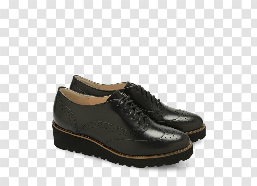 Hiking Boot Leather Shoe Walking - Black Transparent PNG