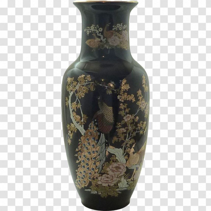 Vase Ceramic Porcelain Pottery Chinoiserie Transparent PNG