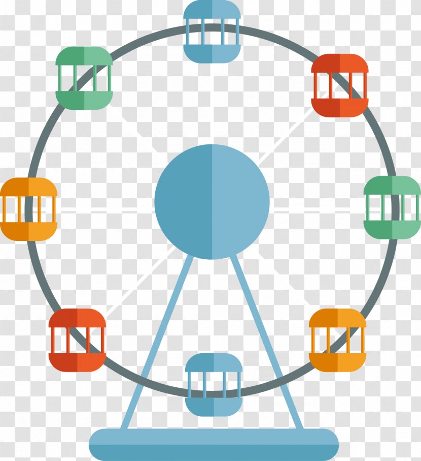 Zhengzhou Ferris Wheel Suzhou Cartoon - Technology - Circus Flat Transparent PNG