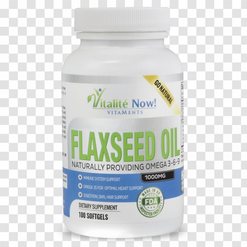 Dietary Supplement Linseed Oil Acid Gras Omega-3 Olive Leaf Oleuropein - Flax Transparent PNG