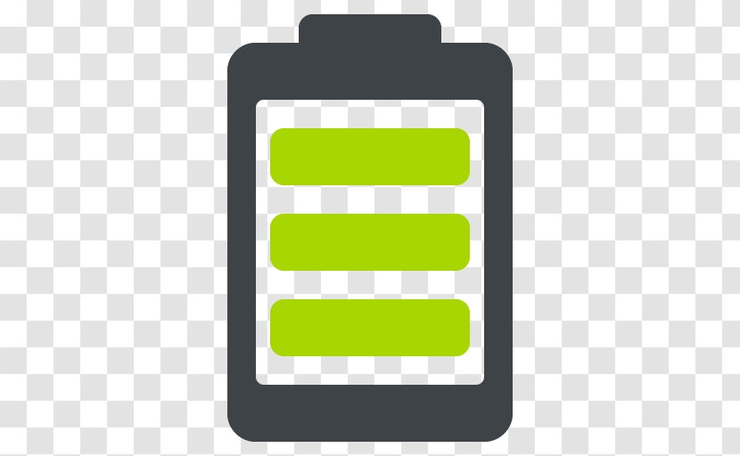 Emoji Battery SMS Text Messaging Mobile Phones - Yellow - One Object Transparent PNG