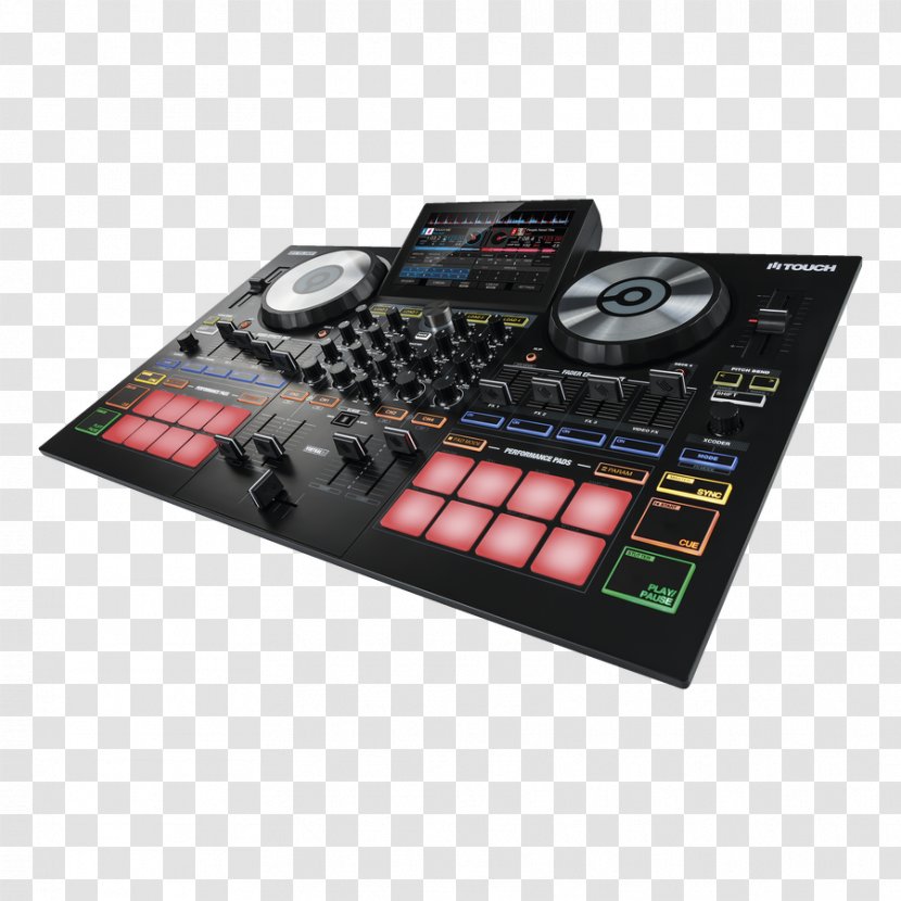 Reloop Touch DJ-Controller DJ Controller Touchscreen Virtual Disc Jockey - Hardware - Laptop Transparent PNG